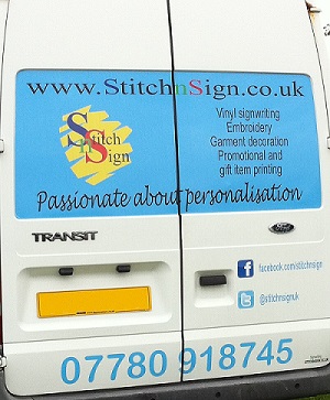 Stitch n Sign Van